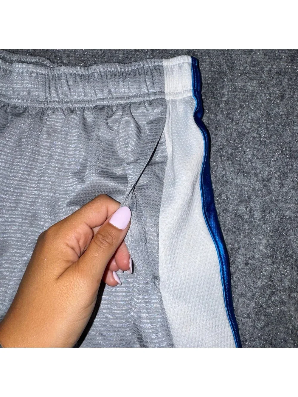 Nike Grail Baggy Dazzle Hoop Shorts Mens MD Vtg y2k 90s Rare
